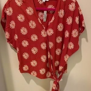 Madewell cross-front shirt, NWT, size XL